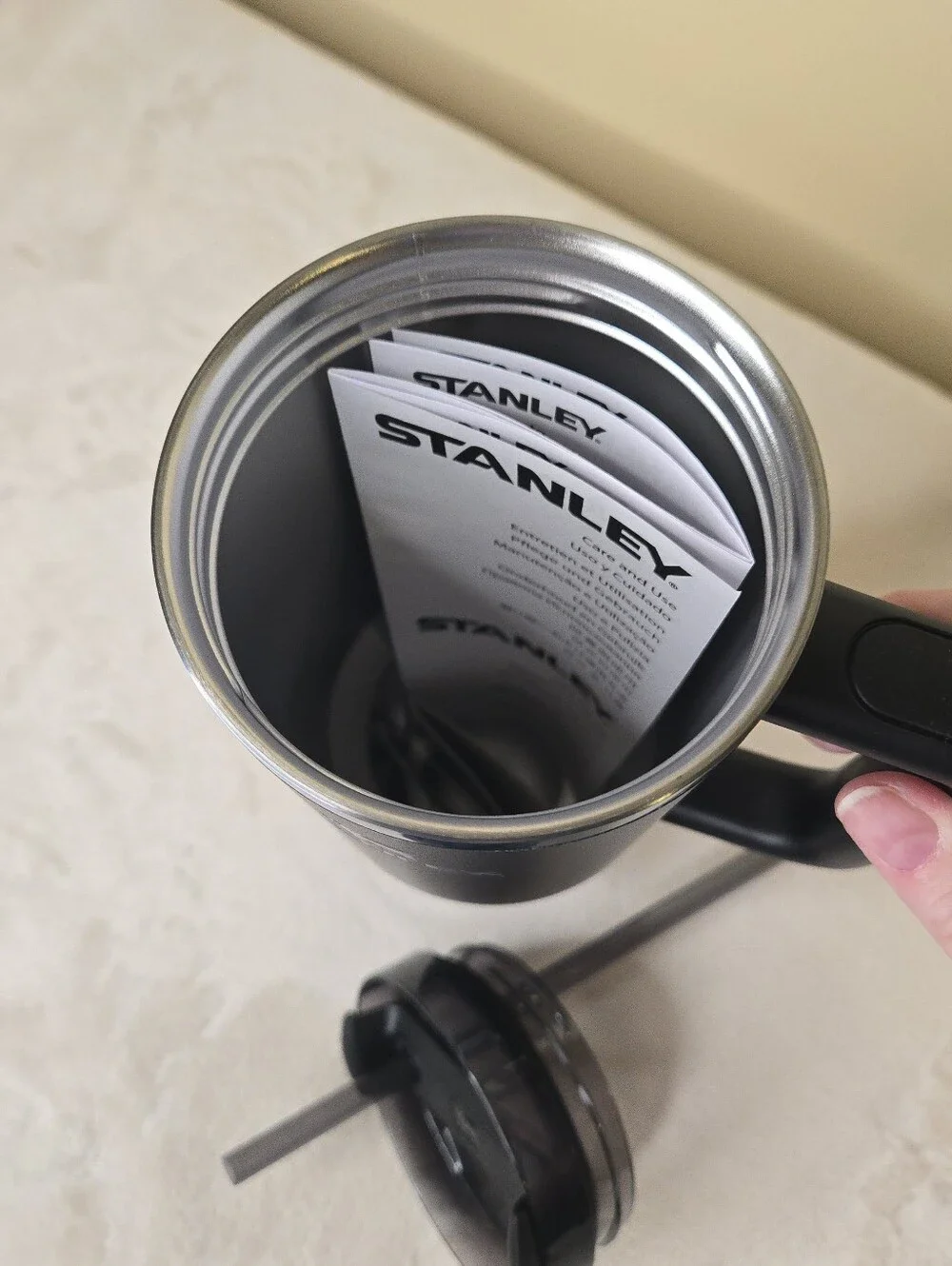 Stanley 40 Oz Black Chroma Tumbler - Picture 7 of 9